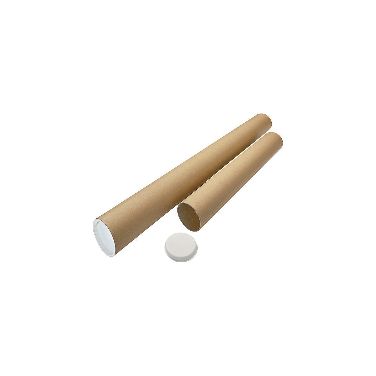 Postal tube, with cap, LxØ 860 x 60 mm, pack of 20.