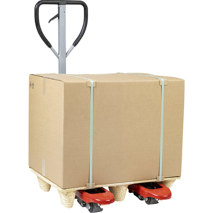 Moulded chipboard pallet, brown, LxW 600 x 400 mm, 750 kg.