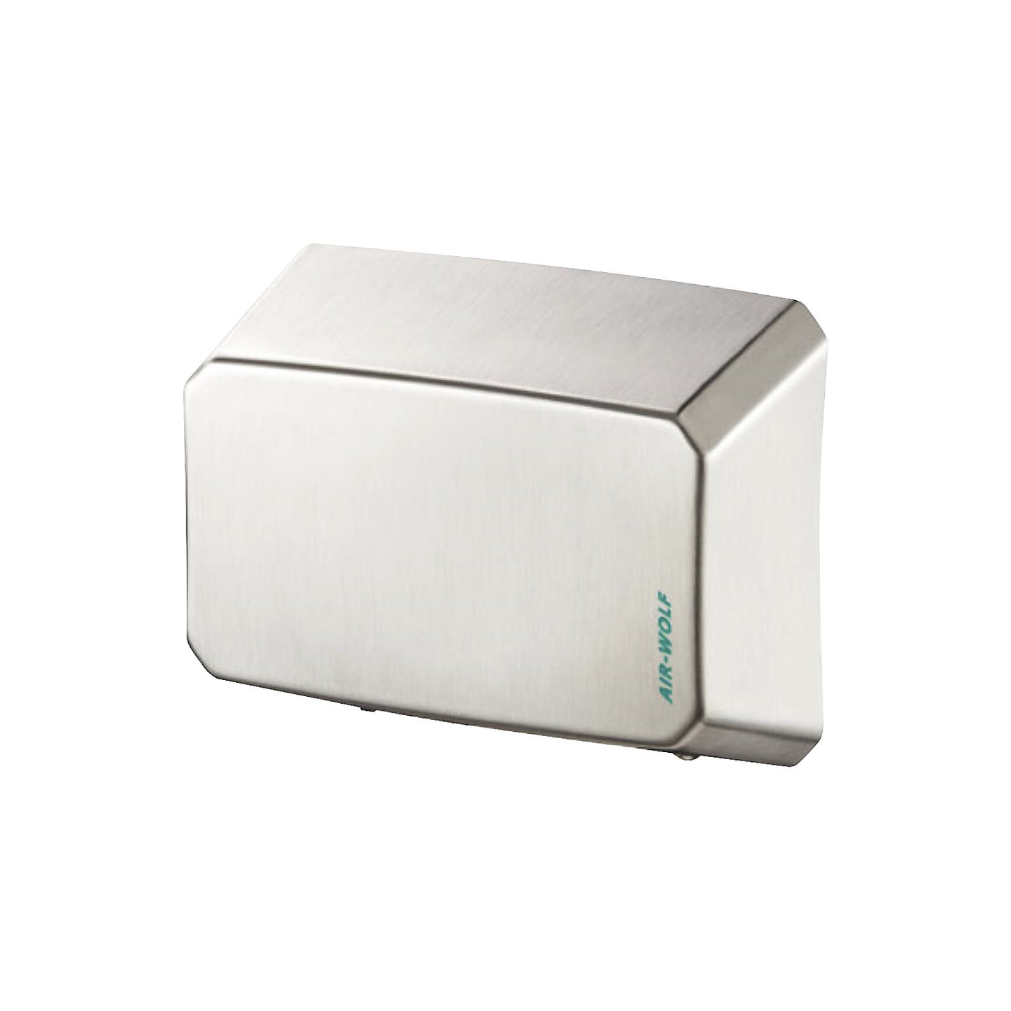 Series B hand dryer, HxWxD 216 x 275.5 x 100 mm, stainless steel.