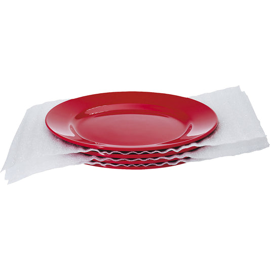 Foam sheets cut to size, material thickness 1 mm, LxW 600 x 500 mm, pack of 500.
