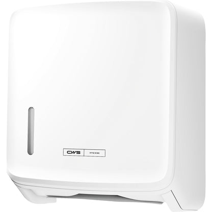 PureLine folded paper dispenser, for 300 towels, white.