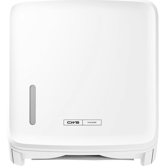 PureLine folded paper dispenser, for 300 towels, white.