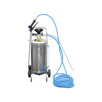 Stainless steel foam sprayer, pressure operated, 24 l, 8 bar.