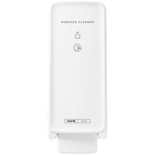 PureLine foam dispenser for toilet seat cleaner, fill quantity 0.6 l, plastic, white, non-drip.