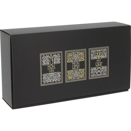 My Wine gift box for bottles, pack of 25, for 2 bottles, internal LxW 360 x 192 mm.