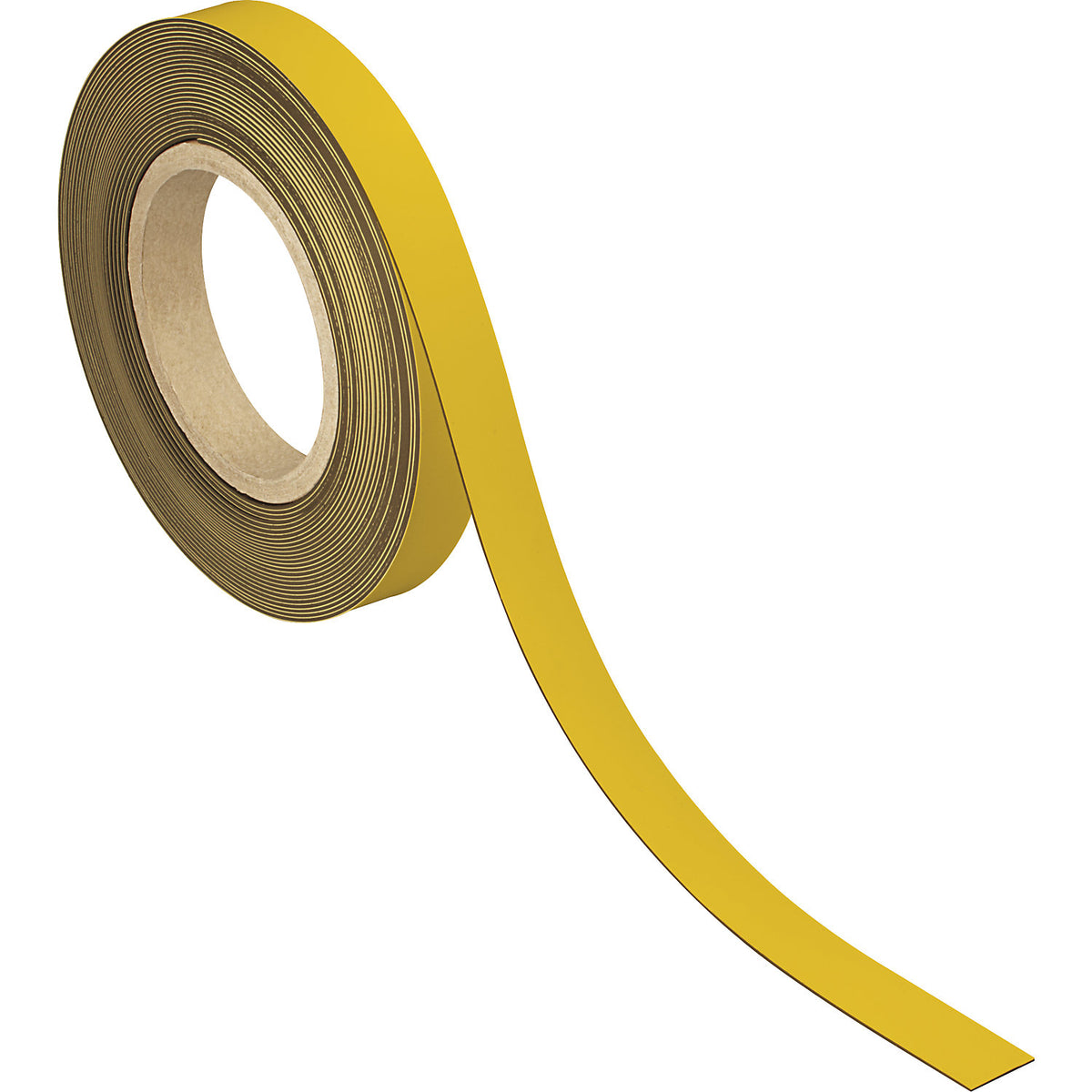 Labelling tape, magnetic, LxW 10000 x 20 mm, pack of 2, yellow.