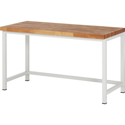 Workbench, Series 8000 frame construction, without fittings, WxD 1500 x 700 mm.