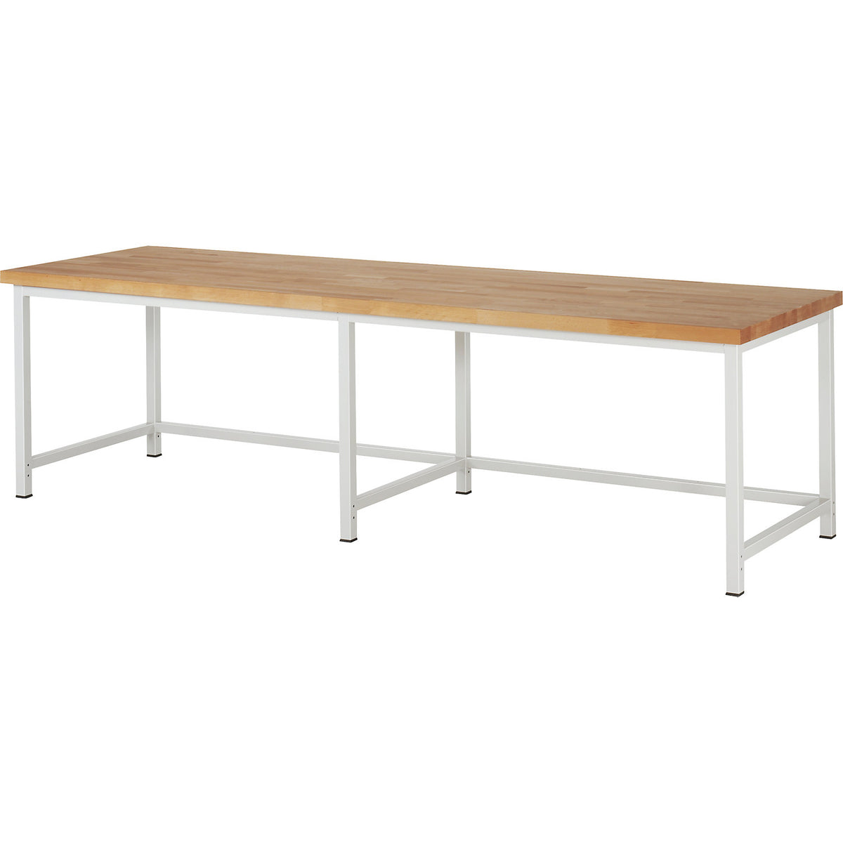 Workbench, Series 8000 frame construction, without fittings, WxD 3000 x 900 mm.