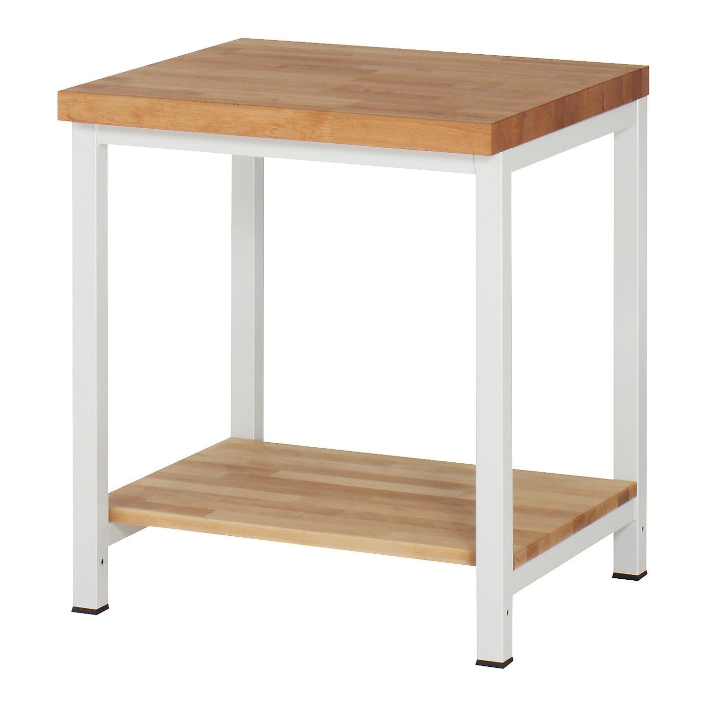 Workbench, Series 8000 frame construction, 1 shelf, WxD 750 x 700 mm.