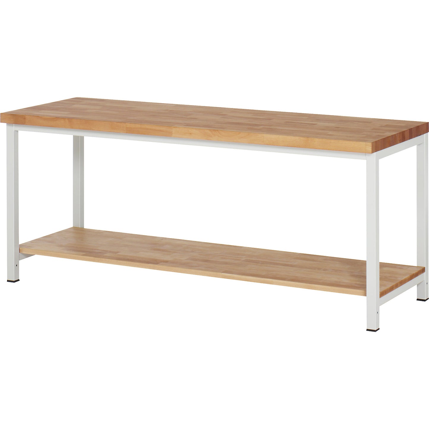 Workbench, Series 8000 frame construction, 1 shelf, WxD 2000 x 700 mm.