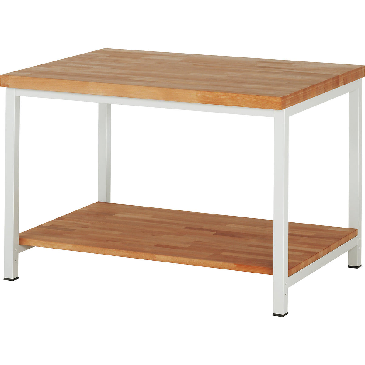 Workbench, Series 8000 frame construction, 1 shelf, WxD 1250 x 900 mm.