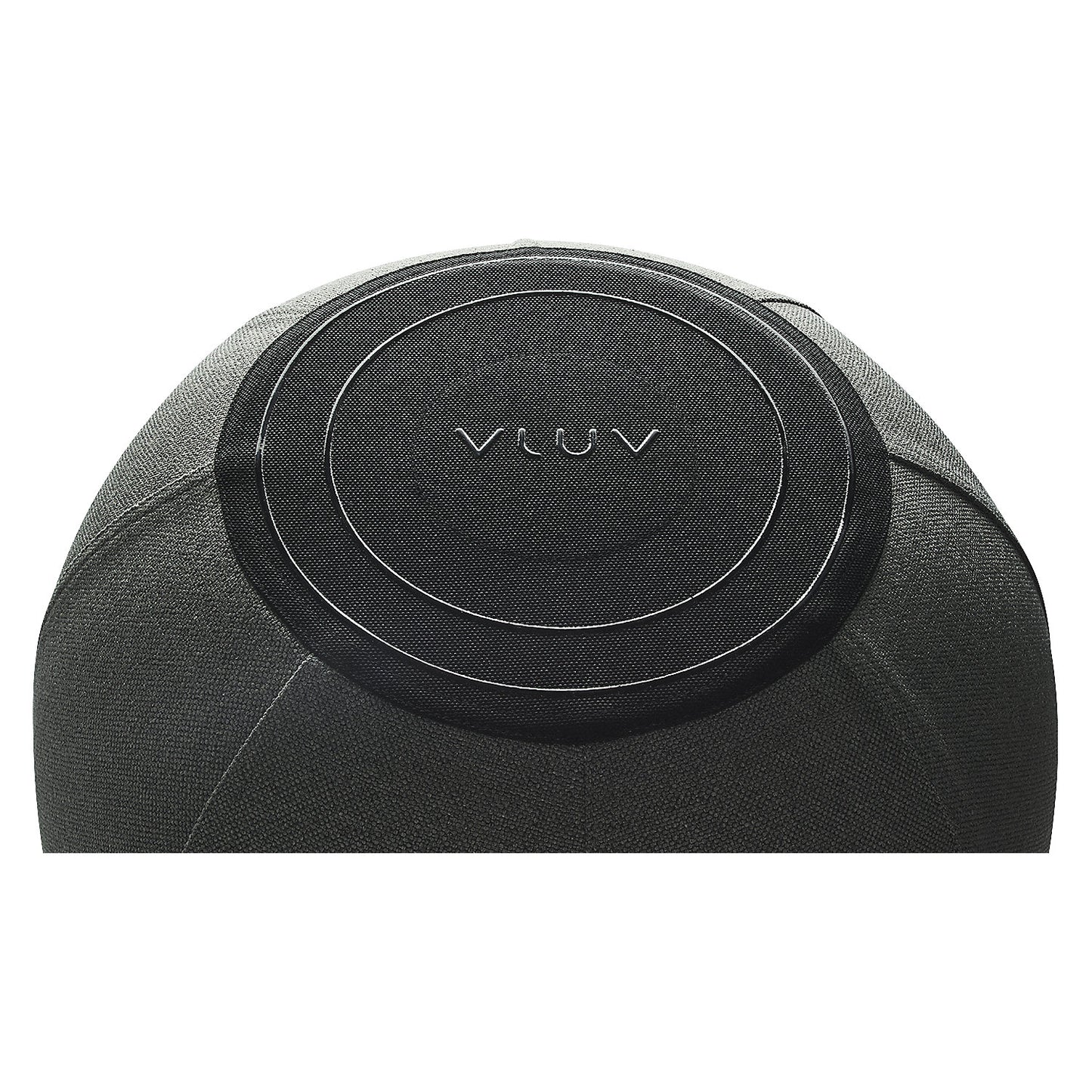VLUV KAPSUL STOV balance stool M, seat height 480 - 520 mm, polyester, charcoal.