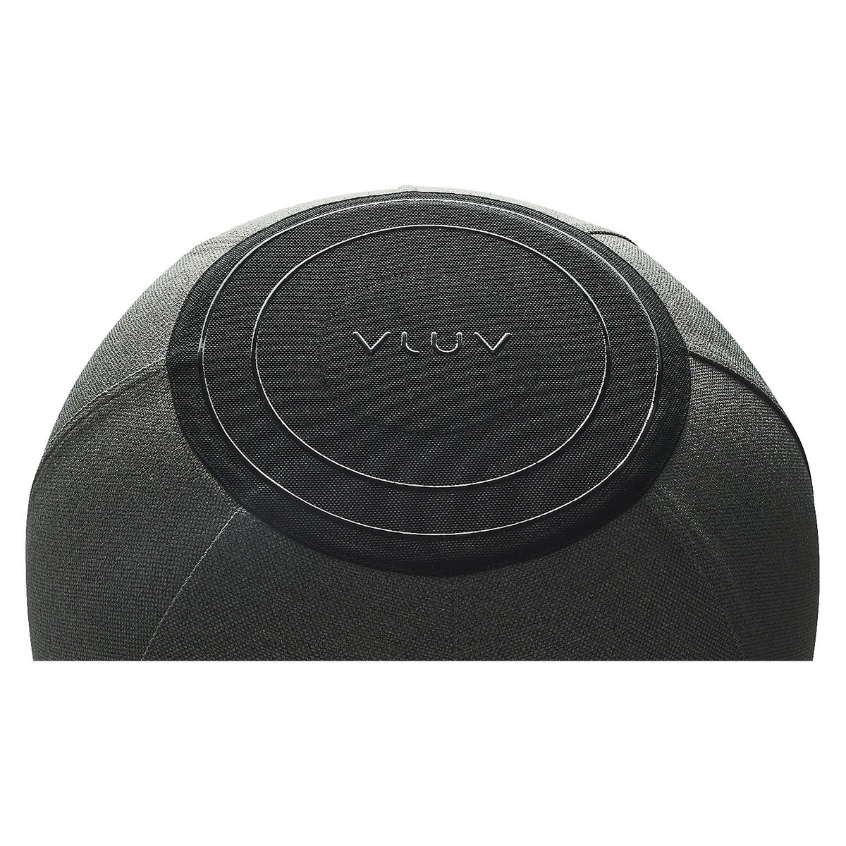 VLUV KAPSUL STOV balance stool M, seat height 480 - 520 mm, polyester, charcoal.
