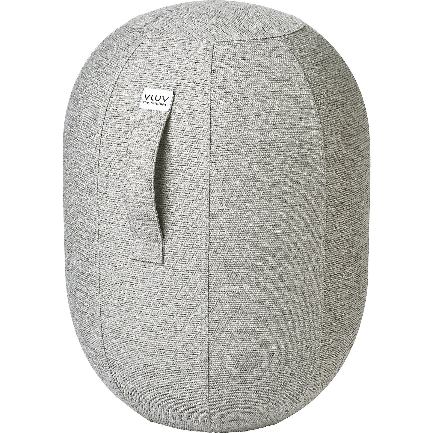 VLUV KAPSUL STOV balance stool M, seat height 480 - 520 mm, polyester, grey.