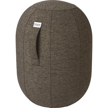 VLUV KAPSUL STOV balance stool M, seat height 480 - 520 mm, polyester, greige.