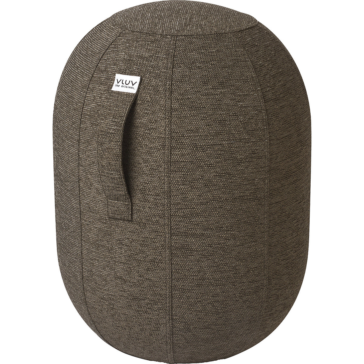 VLUV KAPSUL STOV balance stool M, seat height 480 - 520 mm, polyester, greige.