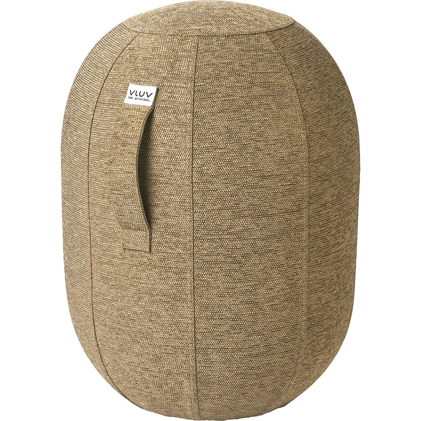 VLUV KAPSUL STOV balance stool M, seat height 480 - 520 mm, polyester, macchiato.