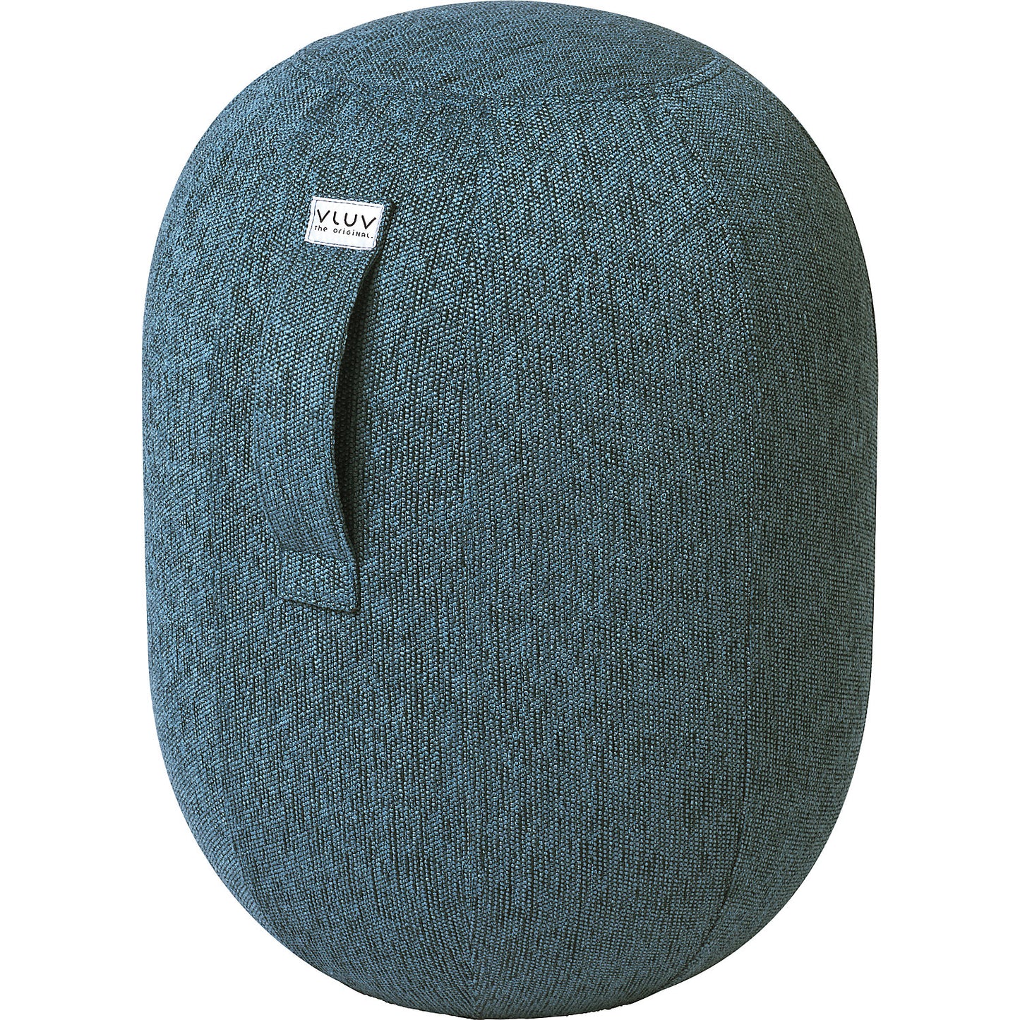 VLUV KAPSUL STOV balance stool M, seat height 480 - 520 mm, polyester, petrol.