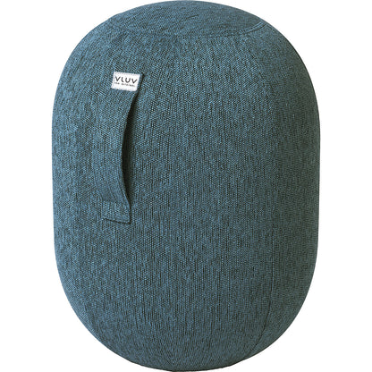 VLUV KAPSUL STOV balance stool M, seat height 480 - 520 mm, polyester, petrol.