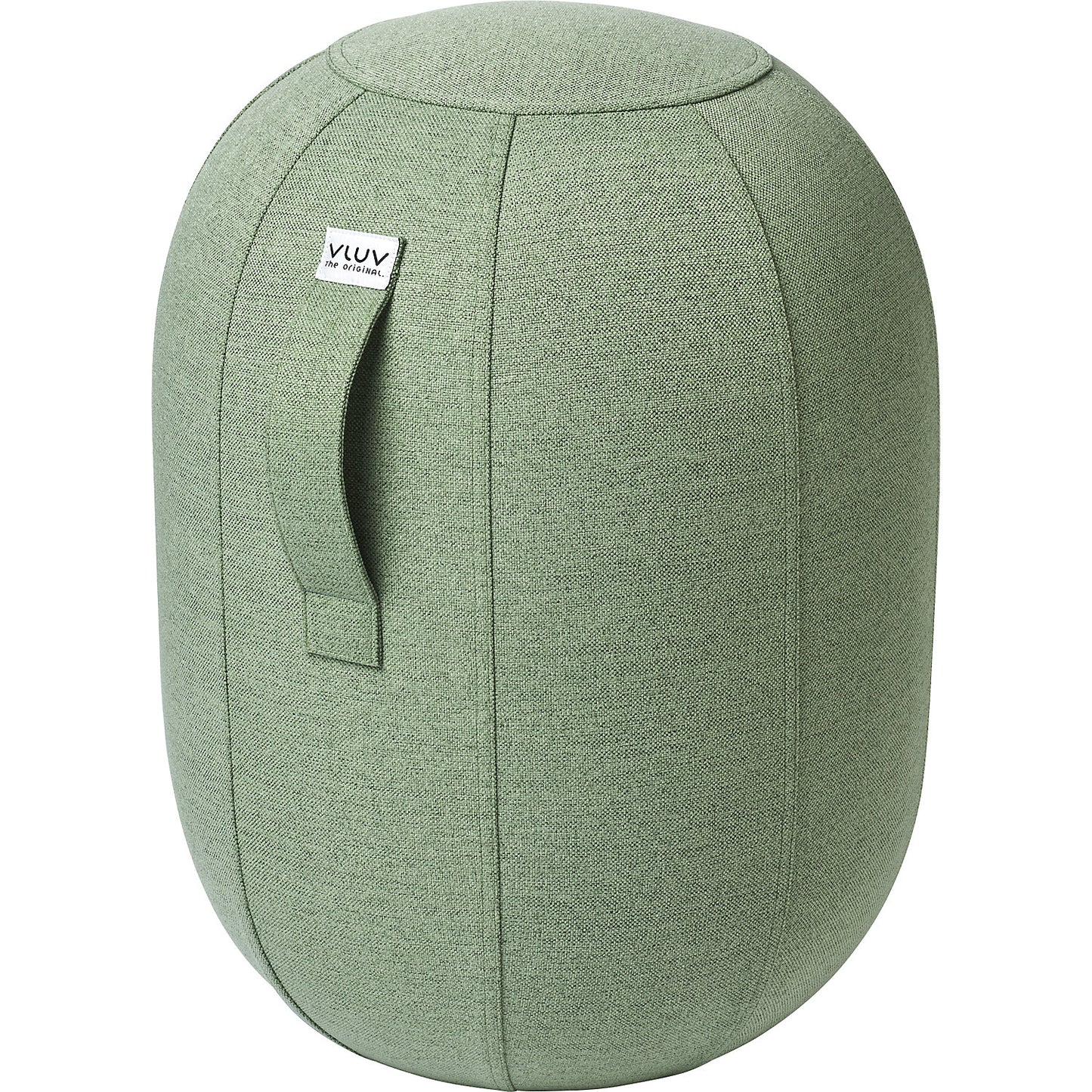 VLUV KAPSUL SOVA balance stool M, seat height 480 - 520 mm, polyester, pesto.