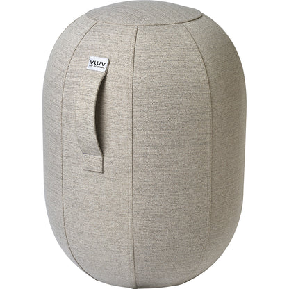 VLUV KAPSUL SOVA balance stool M, seat height 480 - 520 mm, polyester, sand beige.