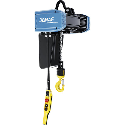 Electric chain hoist, with manual drive dolly, max. load 1000 kg.
