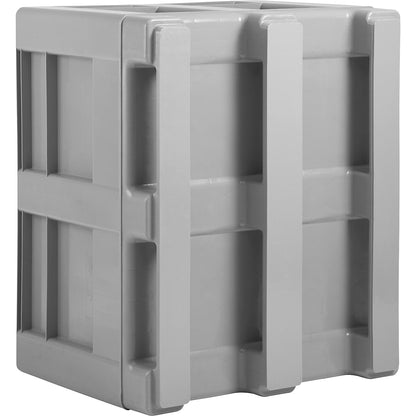 HB3 hygienic pallet box, capacity 580 l, grey.