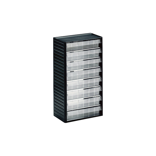 Small parts cabinet 55, HxWxD 550 x 310 x 180 mm, 8 drawers.