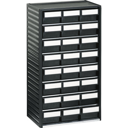 ESD small parts cabinet 55, HxWxD 550 x 310 x 180 mm, 24 drawers.