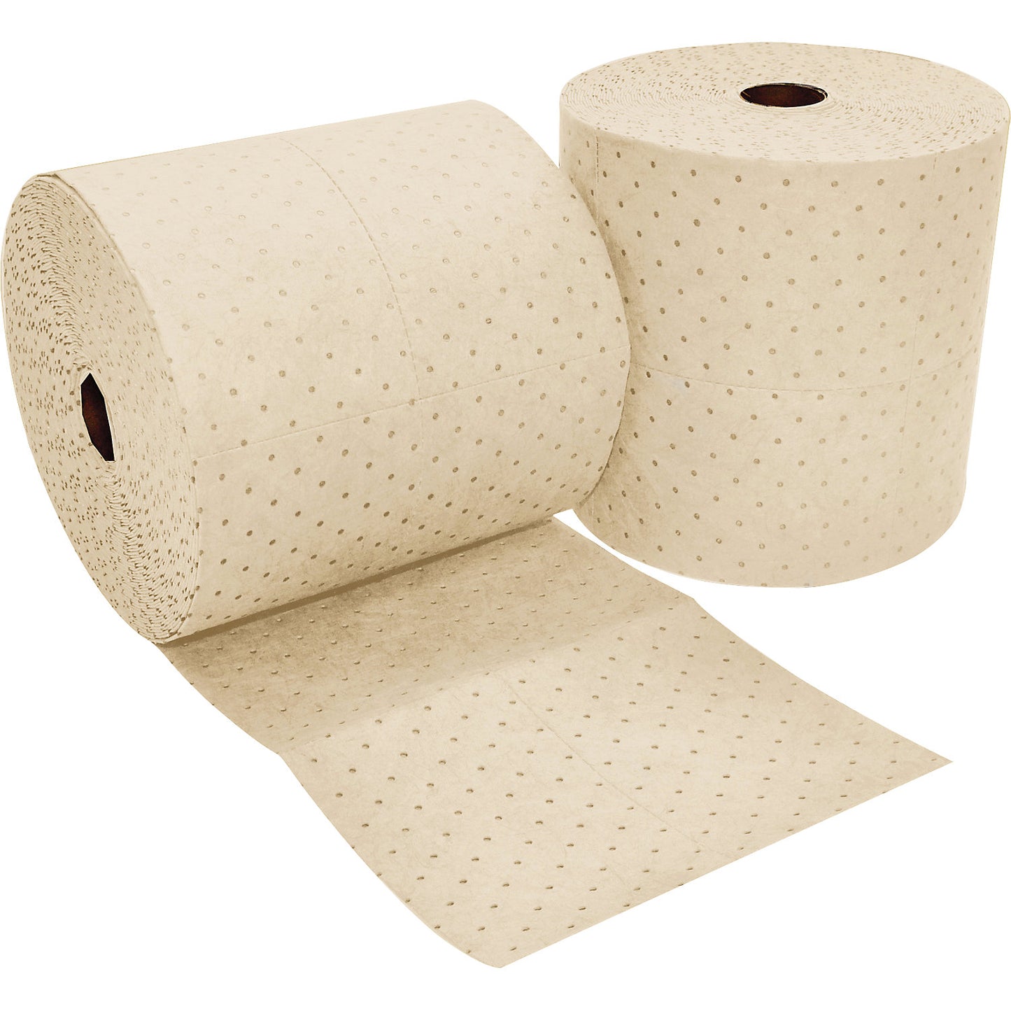 Sustayn™ absorbent sheeting for oil, roll of cloth, pack of 2 rolls, white.