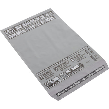 Wildplastic mailing bag, pack of 100, LxWxH 400 x 325 x 50 mm.