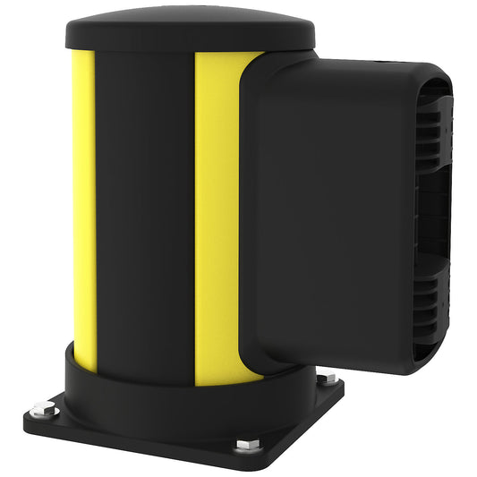 X-Protect crash protection end bollard, height 350 mm, 1 connection.