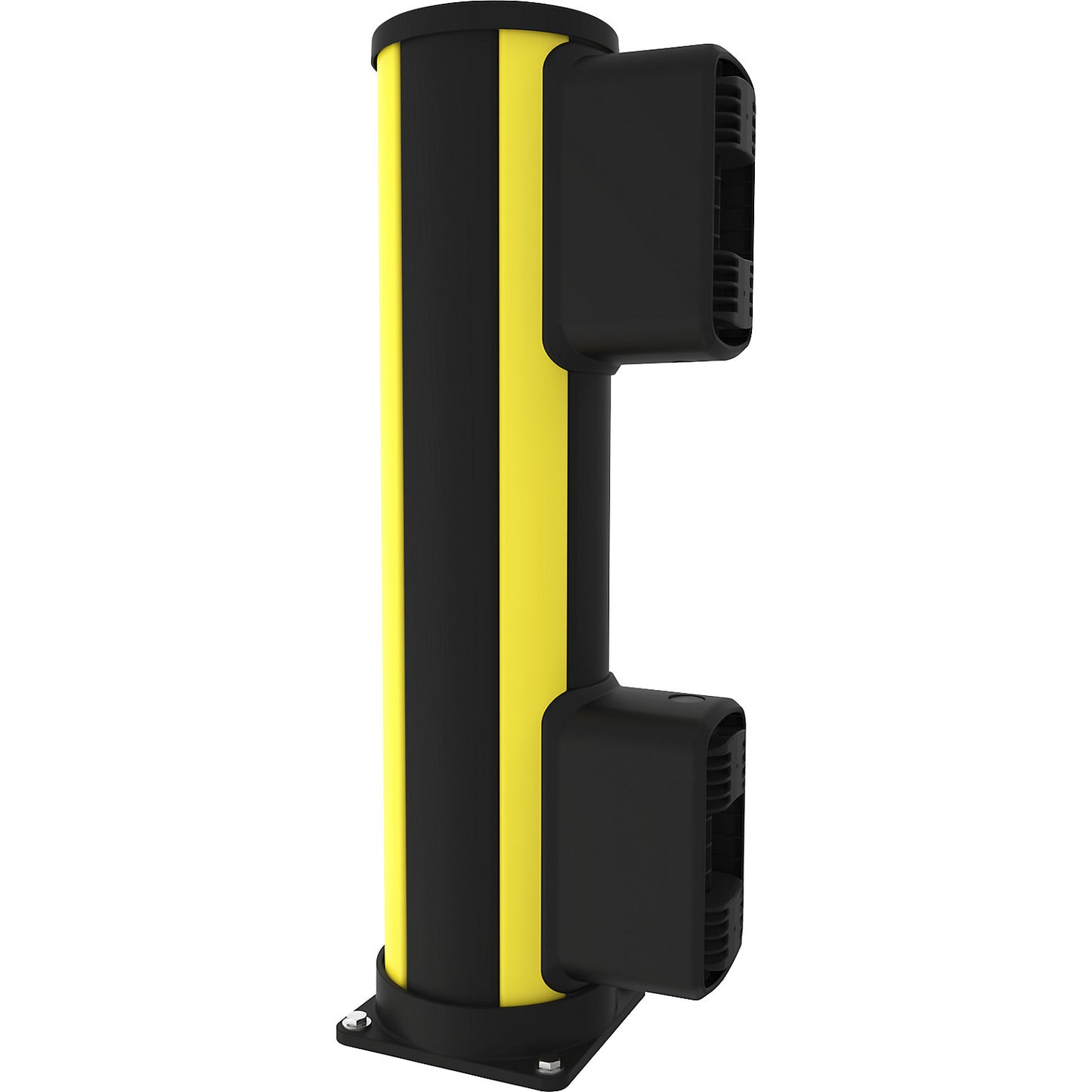 X-Protect crash protection end bollard, height 870 mm, 1 connection.