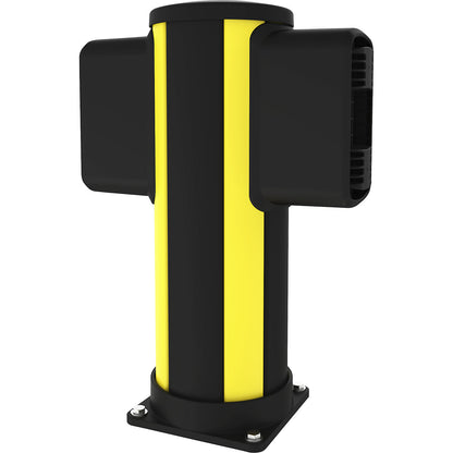 X-Protect crash protection centre bollard, height 610 mm, two connections, opposing.