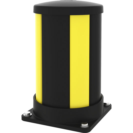 X-Protect crash protection bollard, floor anchoring, height 350 mm.