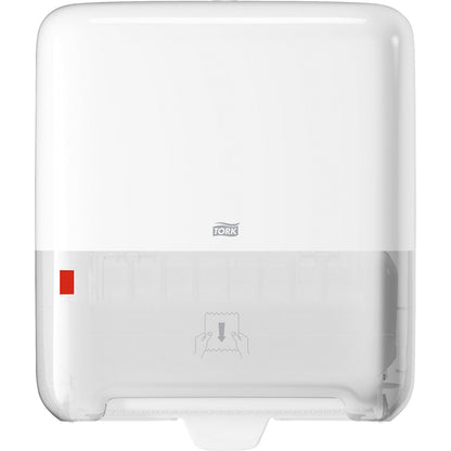 Tork Matic® dispenser for rolled hand towels, HxWxD 372 x 203 x 337 mm, white.