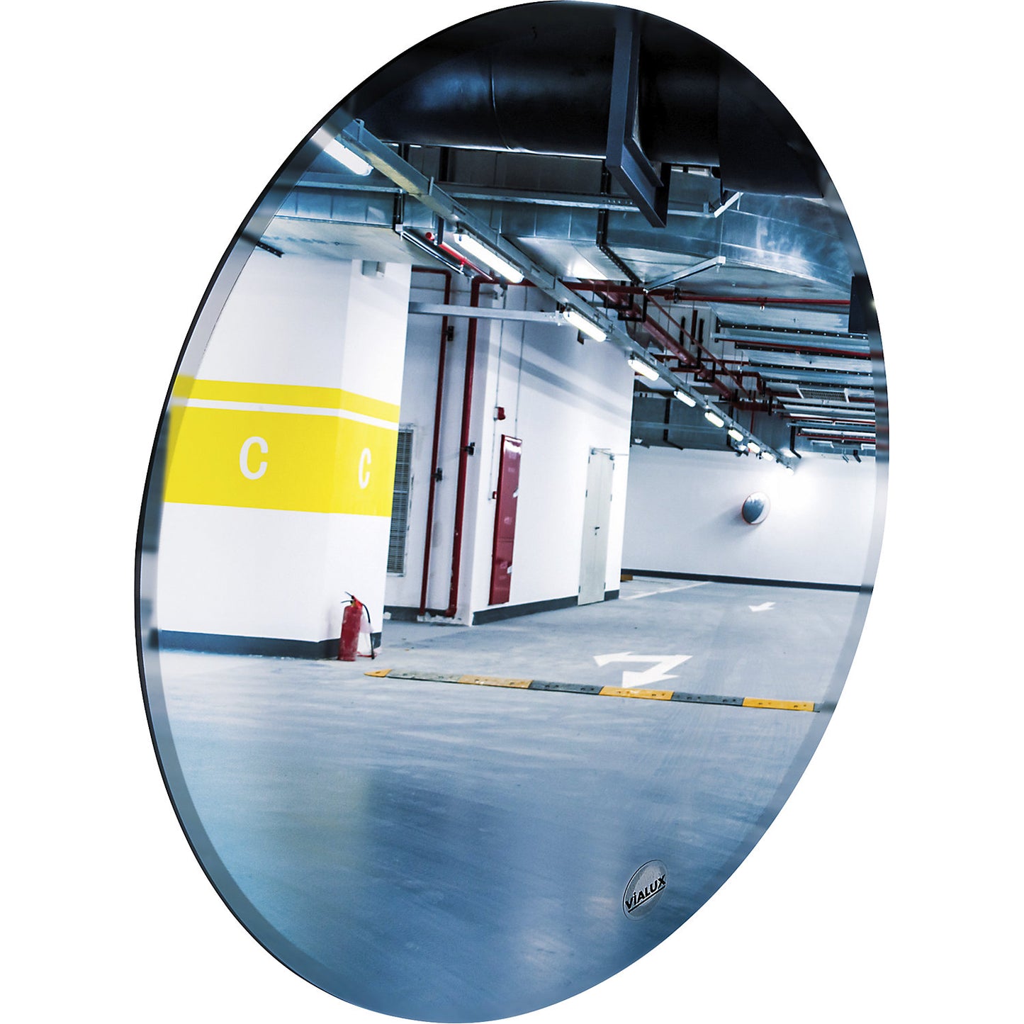Garage driveway mirror, round, Ø 300 mm.