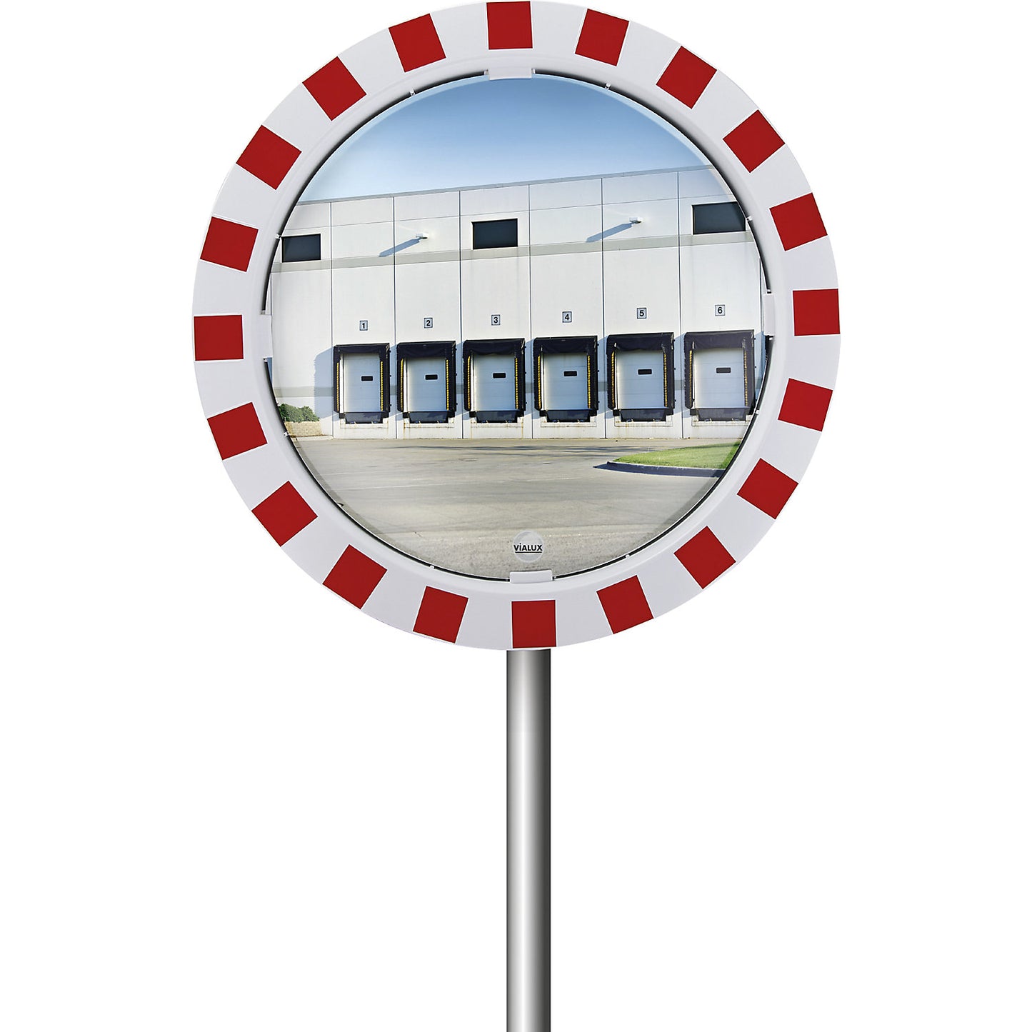 Polymir® traffic mirror, round, Ø 900 mm.