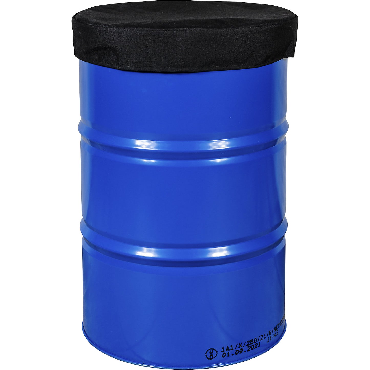 Drum insulation cover, for 200 - 220 l drums, black.