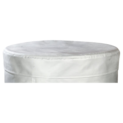 Drum insulation cover, for 200 - 220 l drums, max. 200 °C, silver.