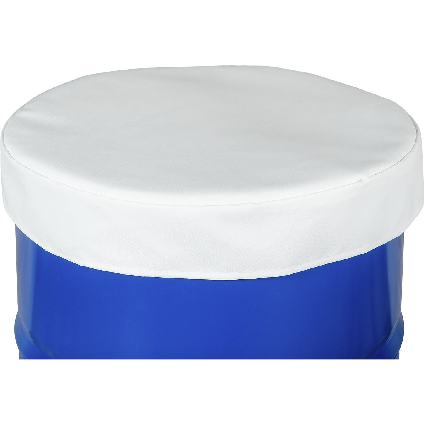 Drum insulation cover, for 200 l food and pharmaceutical drums, white.