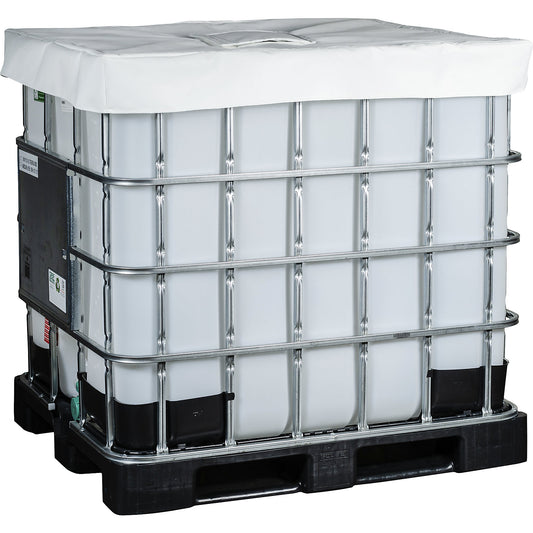 IBC insulation cover, for 1000 l IBC food and pharmaceuticals, white.