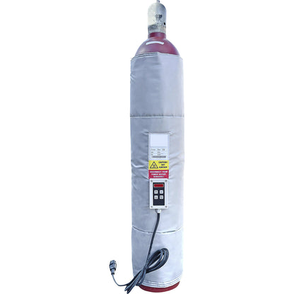 Gas cylinder heating jacket, for Ø 232 - 270 mm, max. 40 °C, 435 W.