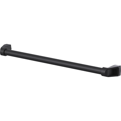 CustomLine push handle, for assembly trolleys and shelf trucks, black.
