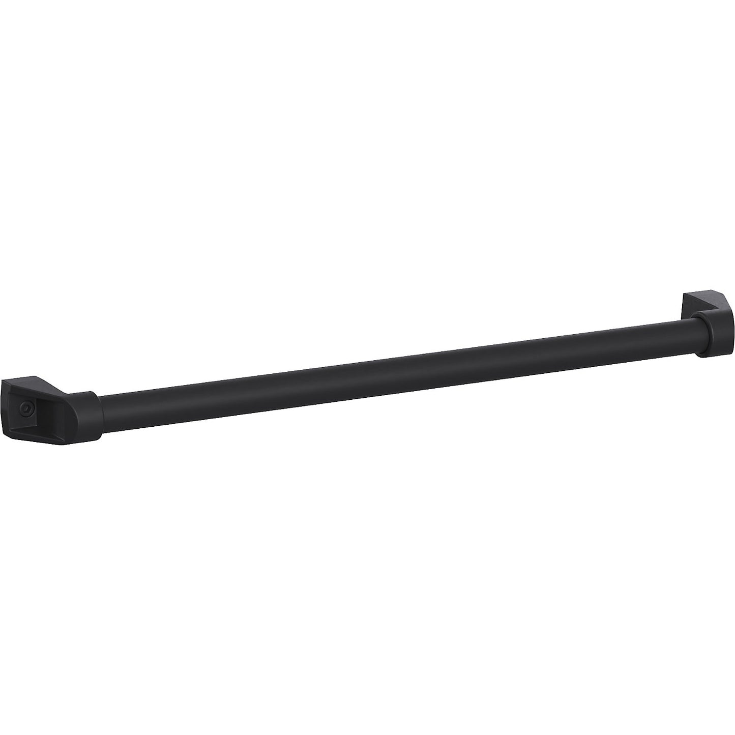 CustomLine push handle, for assembly trolleys and shelf trucks, black.