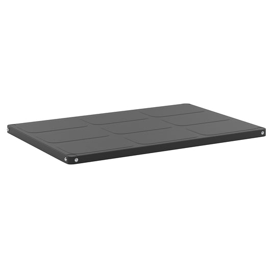 CustomLine additional shelf, for assembly trolleys and shelf trucks, charcoal.