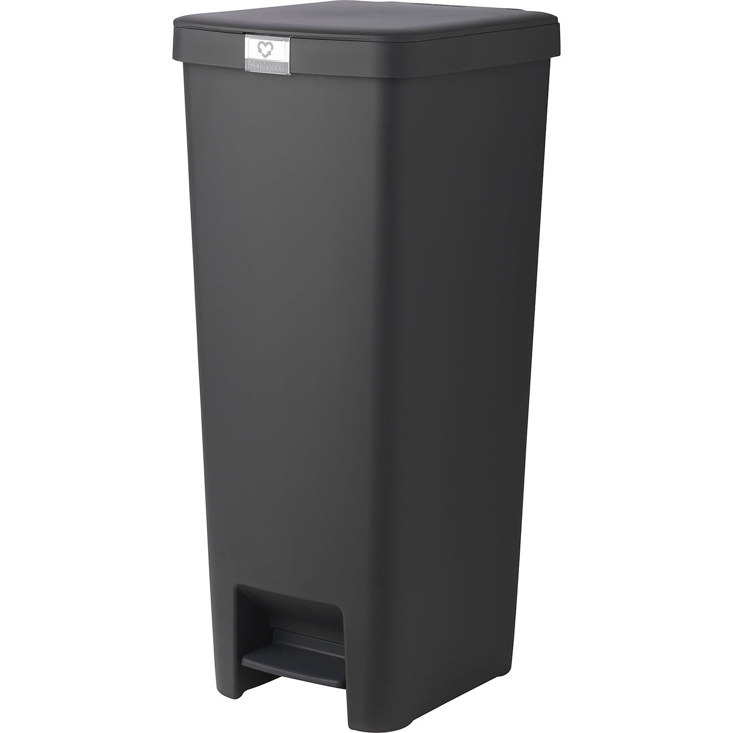 Step Up foot pedal bin, capacity 40 l, dark grey.