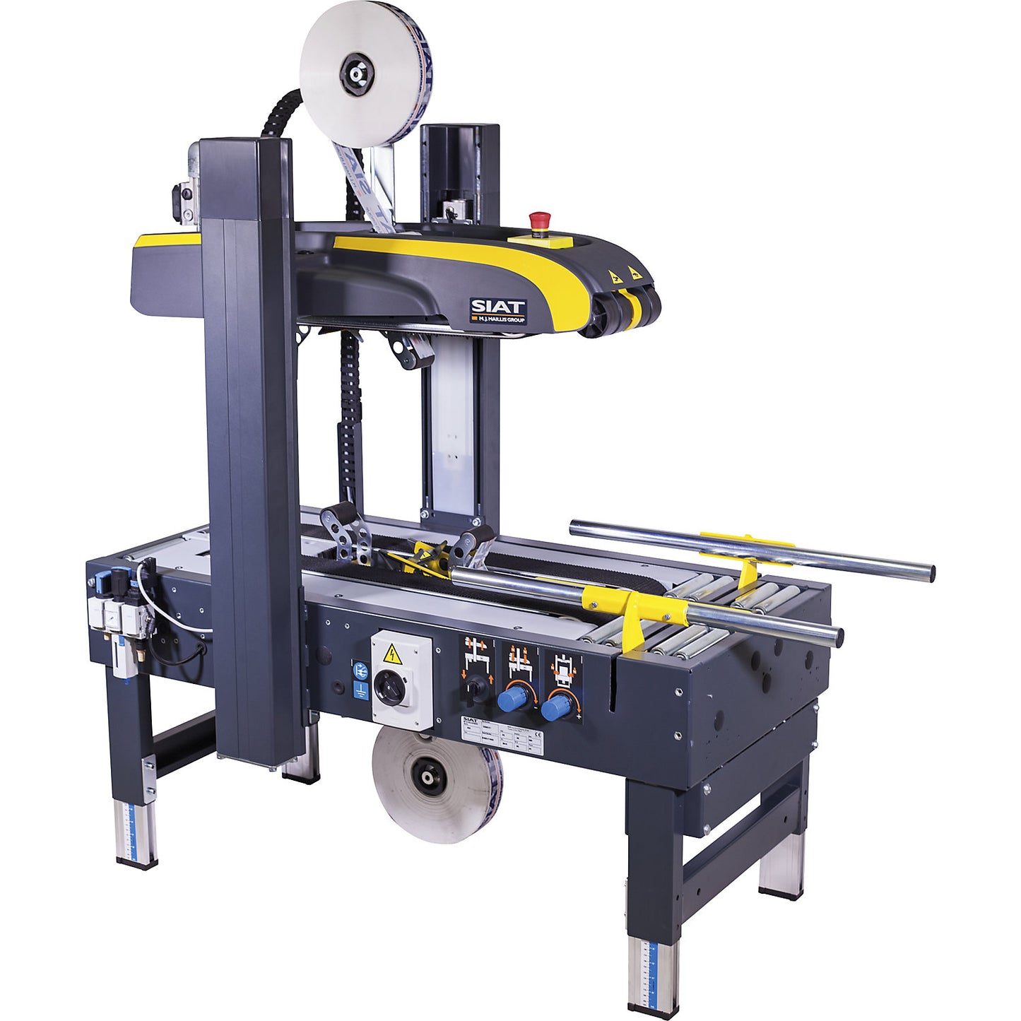 Smart box sealing machine, for 410 mm roll Ø, LxWxH 1240 x 740 x 1275 - 2025 mm.