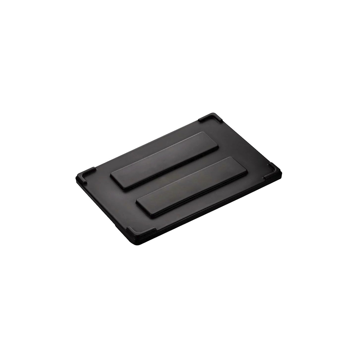 Lid for pallet boxes, black, for LxW 800 x 1200 mm.