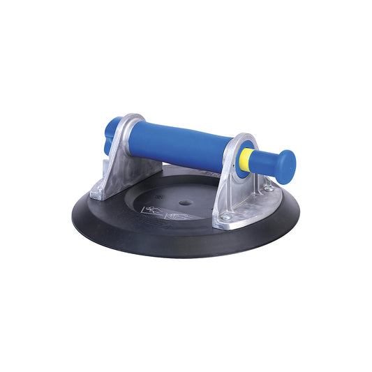 VERIBOR® suction lifter, 1 head aluminium body, max. load 120 kg, disk Ø 210 mm.